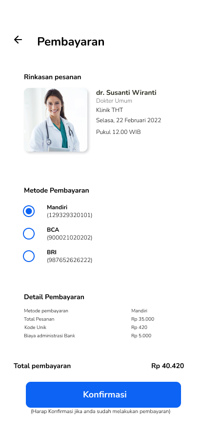 MeetDoctor Payment